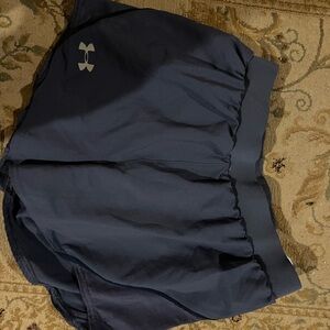 Navy blue under armor shorts